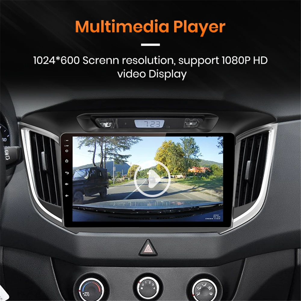 Автомагнитола 2 din на Android 9 1 ГБ + 32 мультимедийный видеоплеер с GPS навигацией Bluetooth