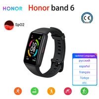 newest huawei honor band6 smart wristband 1st full screen 1 47 amoled color touchscreen spo2 swim heart rate sleep in stock