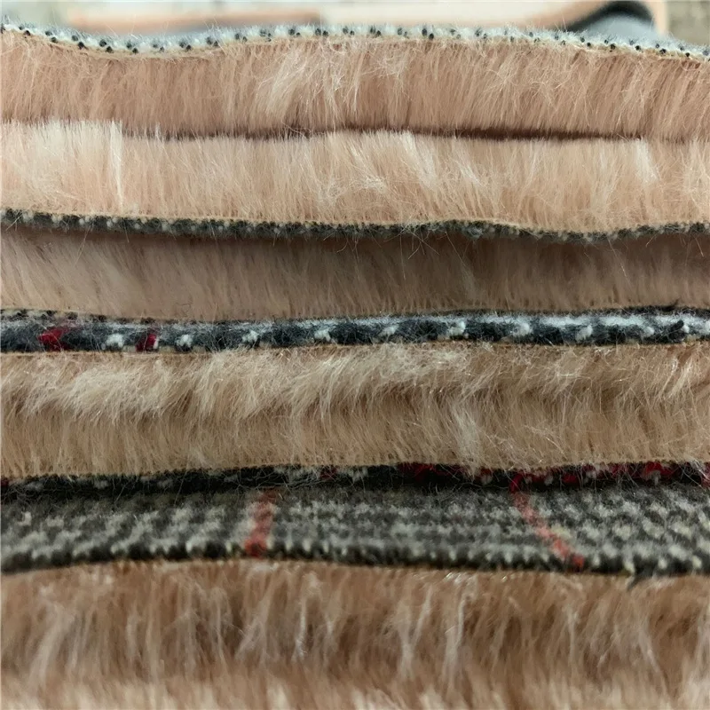 Гранулированная бархатная ткань мех композитная замша гранулы кашемировое