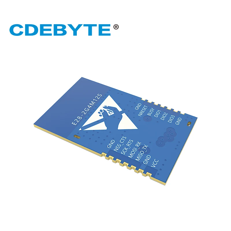 E28-2G4M12S RoHS 2.0 SX1280 LoRa 2.4GHz 12.5dBm SPI IoT Module GFSK FLRC Bluetooth Transmitter Receiver IPEX PCB |