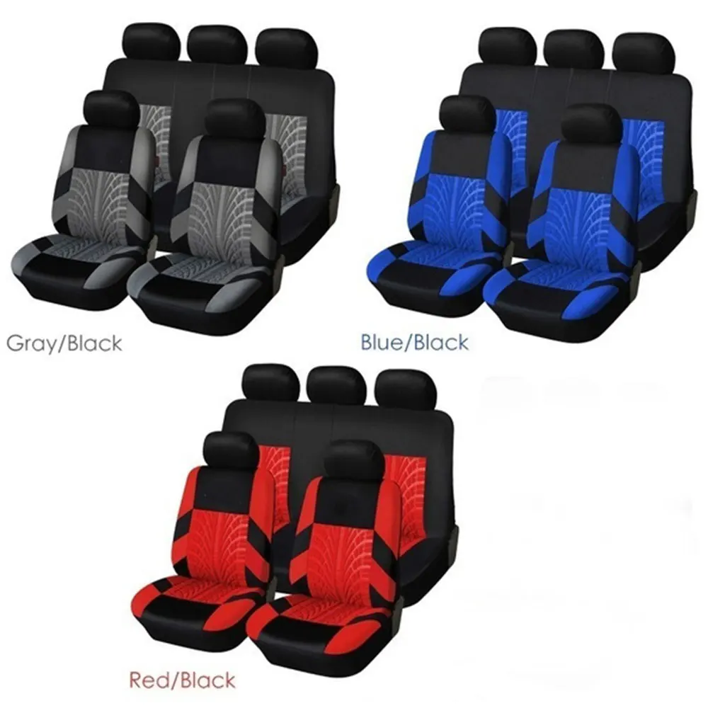 

9 шт., универсальные чехлы на сиденья автомобиля, 5 сидений