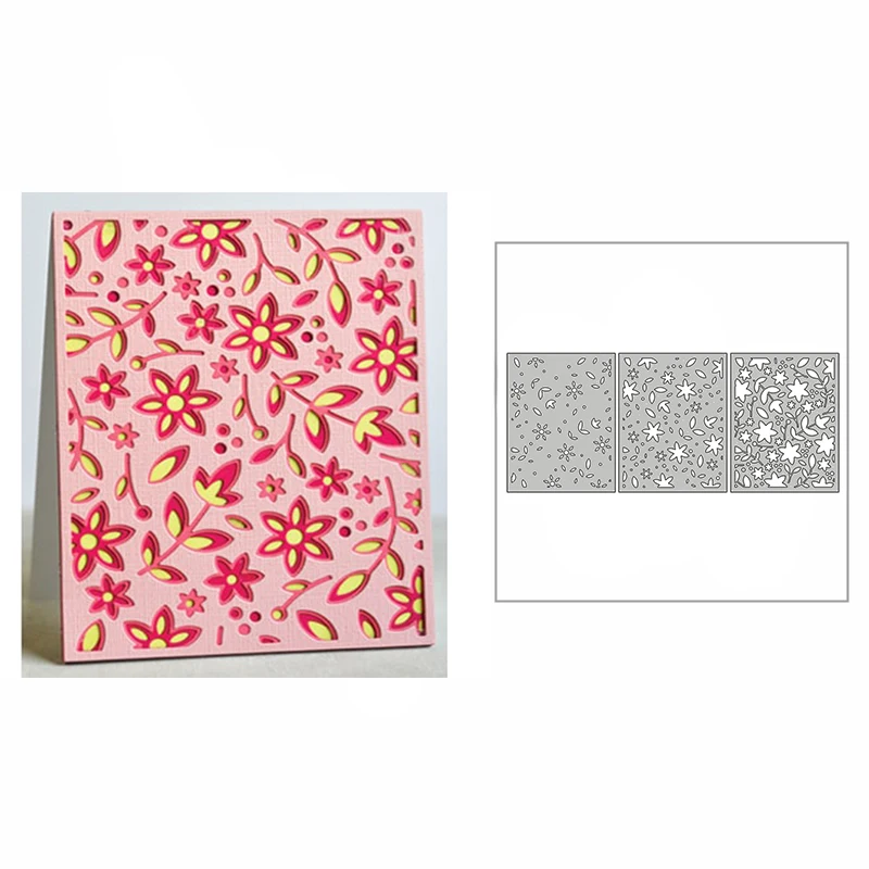 

New Layered Flower Leaves Template 2020 Metal Cutting Dies for DIY Scrapbooking and Card Making Decor Embossing Craft No Stamps