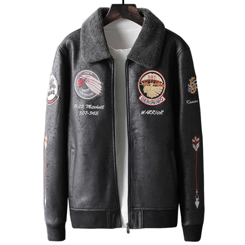 Мужская кожаная куртка и пальто с меховой подкладкой индийским аватаром