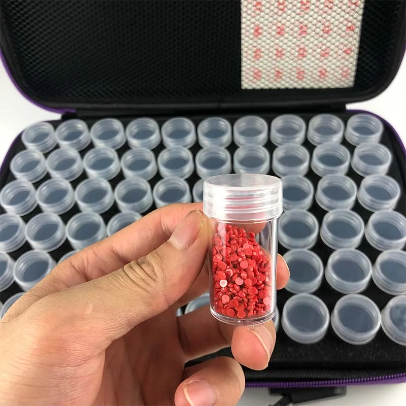 Коробка для хранения алмазной краски с 30/60 ячейками 5D наборы аксессуаров сделай