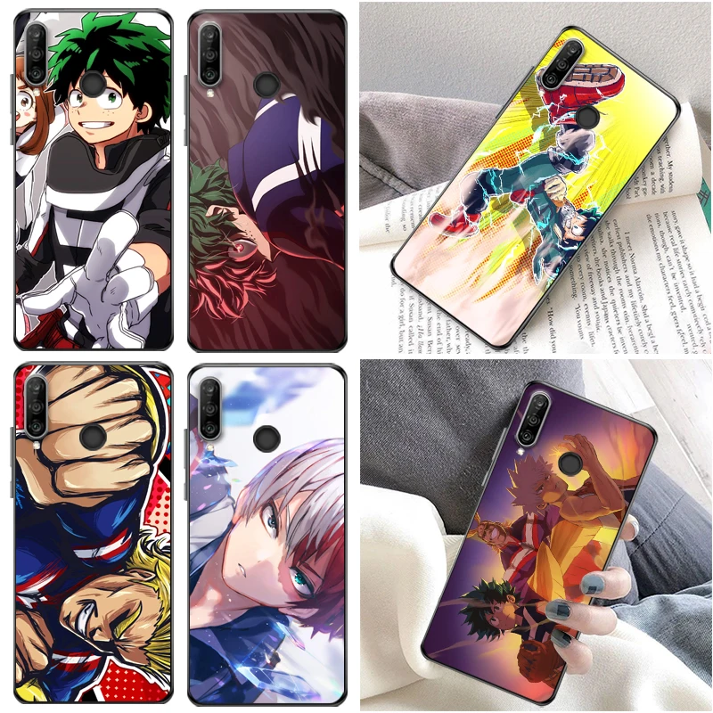 

My Hero Academia Tomura Boku Todoroki Shouto Bakugou Katsuki Dabi Shigaraki Phone Case For Huawei P30 Pro Lite Coque Cases