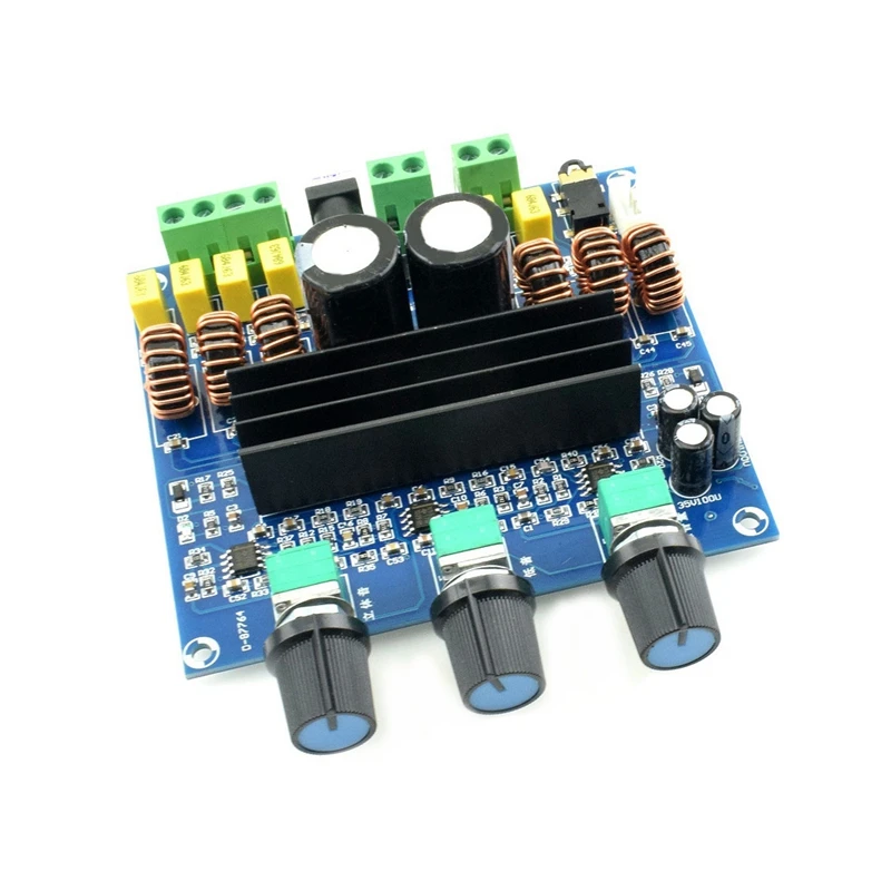 

Hot TTKK 2.1 Digital Audio Power Amplifier Board 2 X 80W + 100W TPA3116D2 Subwoofer Amplifiers DC12-26V Amplificador Module