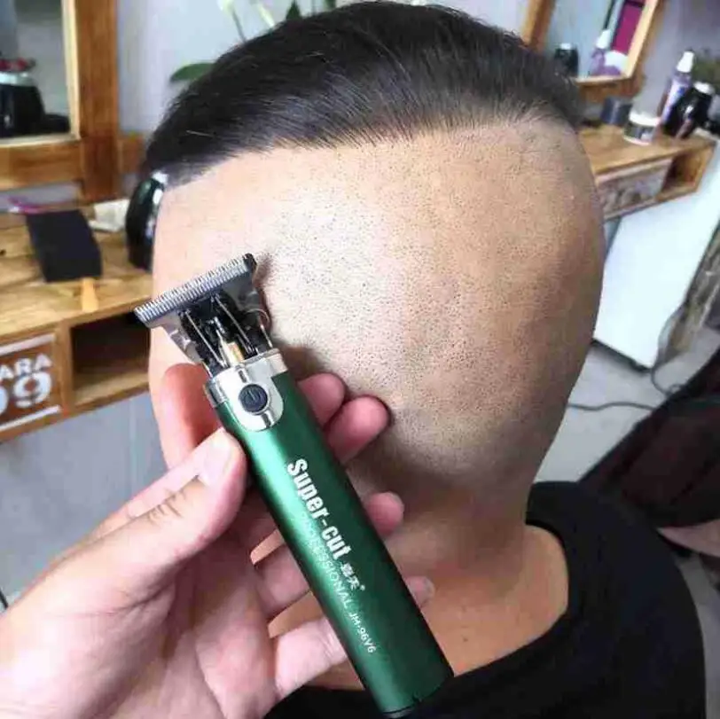 Закрытый режущий цифровой триммер для волос перезаряжаемая электрическая