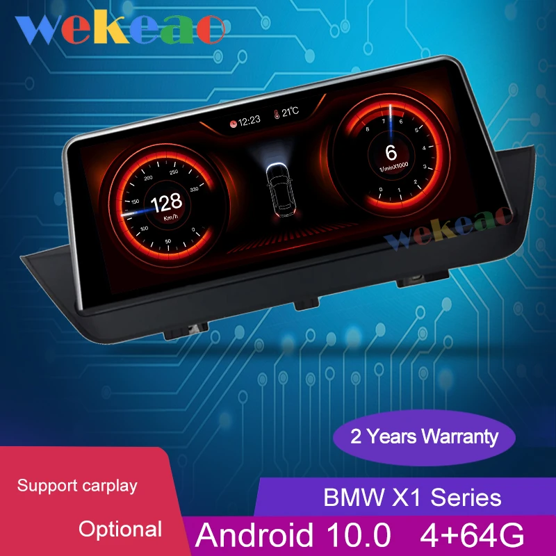 Wekeao 10 25 &quotсенсорный экран Android 0 автомобильный радиоприемник для BMW X1 E84 F48 DVD плеер