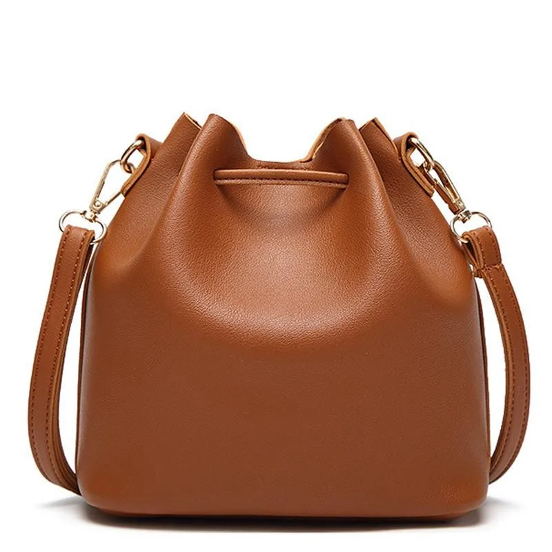 

2021 New Women Bag Bucket Bag Women PU Leather Shoulder Bags Brand Designer Ladies Crossbody Messenger Bags