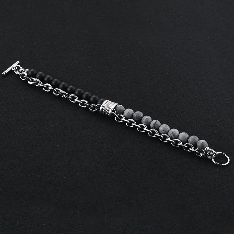 Мужской браслет из бисера с натуральным камнем в виде карты для женщин браслеты