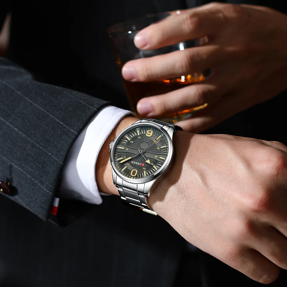 

Men Quartz Wristwatches New Luxury Casual Brand Watches for Male Creative Design Clock Relogio Masculino