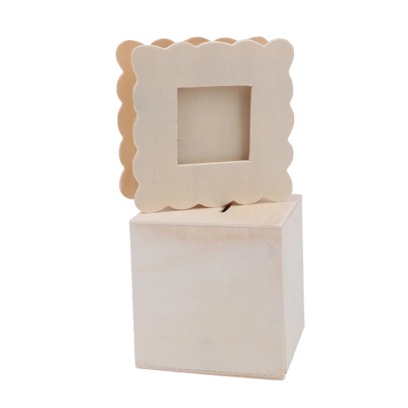 Деревянная копилка коробка для денег ручная работа монет детей подарок | Дом и