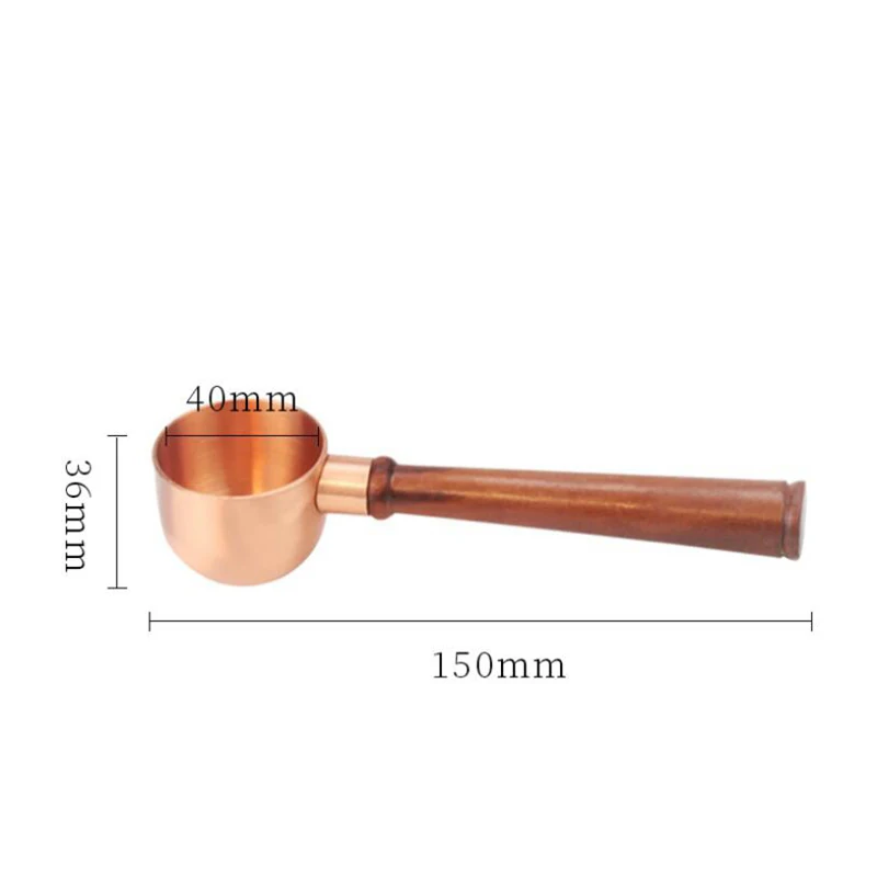 Coffee Scoop for Ground - Wooden Spoon in Ebony Beans or Tea | Дом и сад