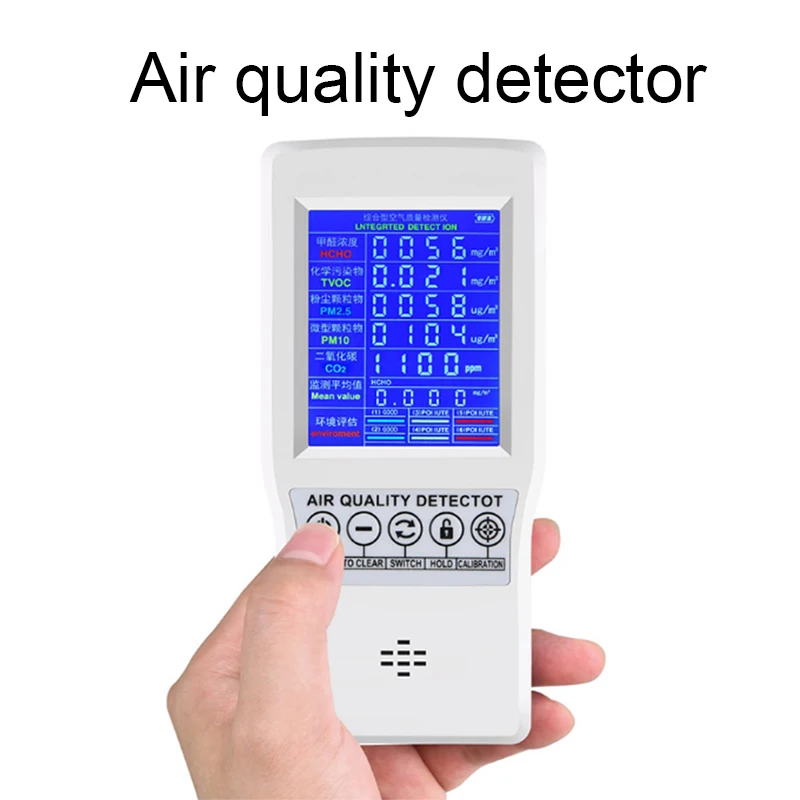 

Digital CO2 Sensor ppm Meters co2 Meter Mini Carbon Dioxide Detector Gas Analyzer Air Quality Monitor Formaldehyde detector