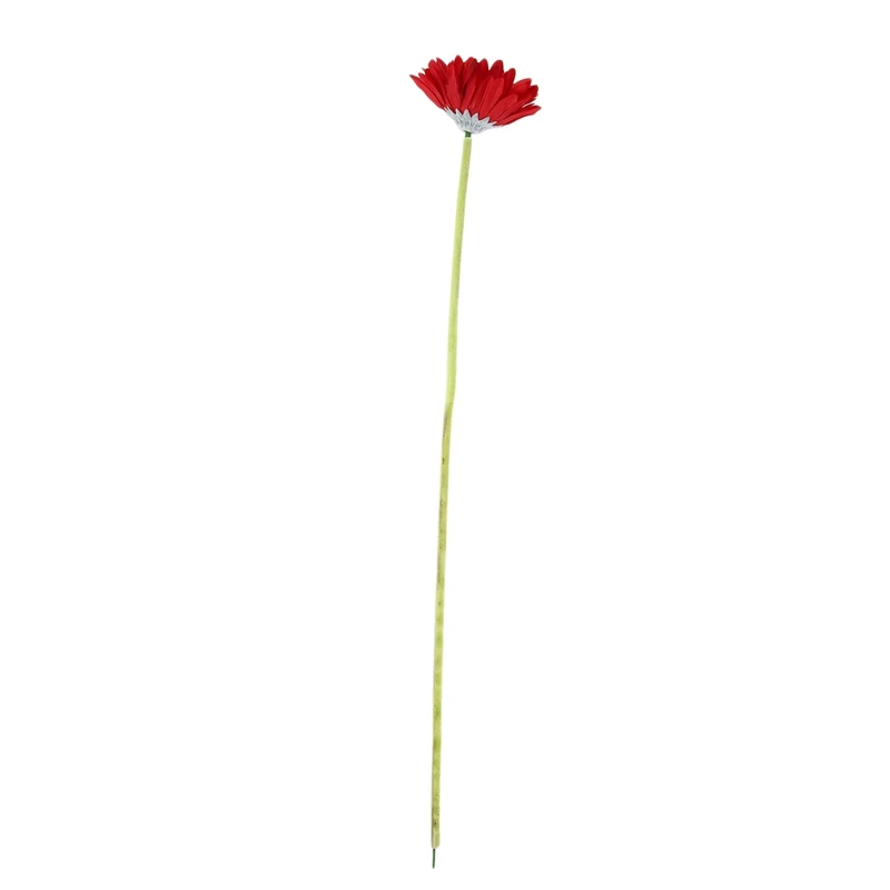 5 шт. искусственных цветов Gerbera Gaensebluemchen красный | Дом и сад