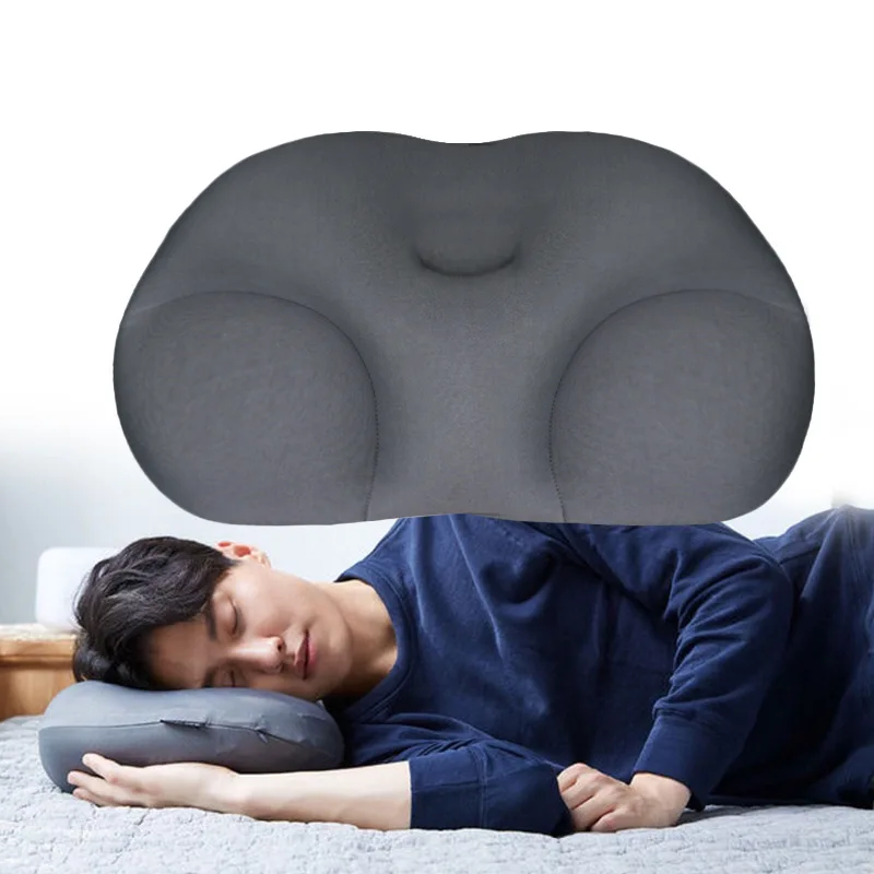 

All-round ergonomic foam particle lumbar pad, lumbar pillow, cloud pillowcase fits the cervical curvature of the sleep pillow