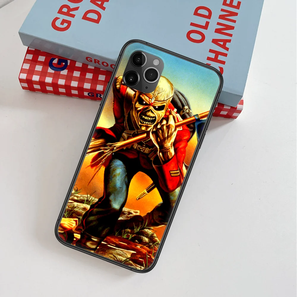 

Iron Heavy Metal Maide Band Phone Case For IPhone 4 4s 5 5S SE 5C 6 6S 7 8 Plus X XS XR 11 12 Mini Pro Max 2020 black Etui