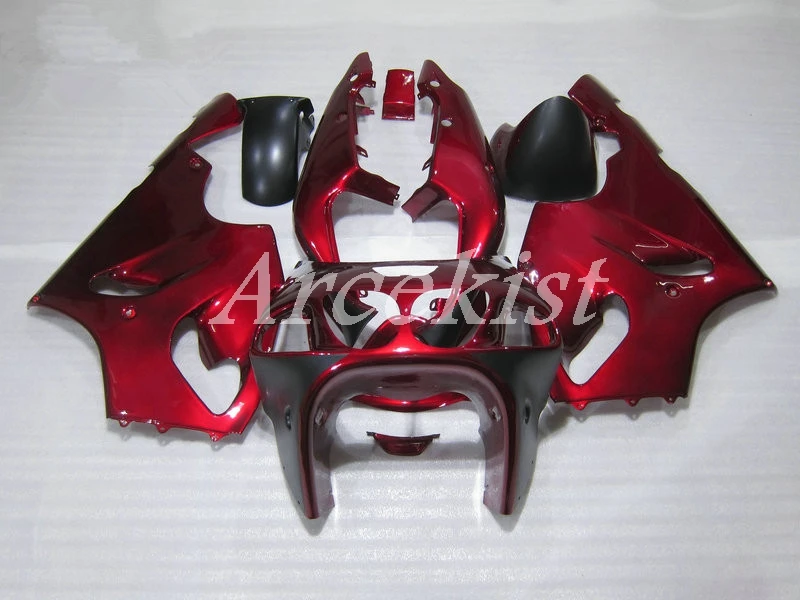 

New ABS Whole Fairings kit Fit for kawasaki Ninja ZX-7R zx 7r 1996 - 2003 01 02 03 bodywork set Hot sales Dark Red