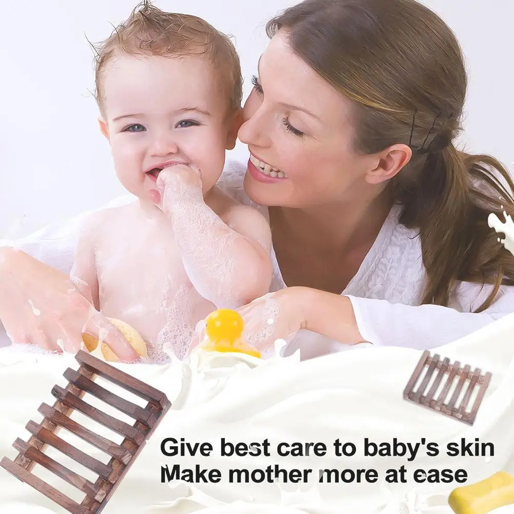 Деревянный чехол для мыла дома и ванной комнаты подставка раковины душа