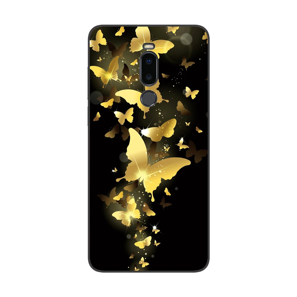 19 GUCOON силиконовый чехол для Meizu Note 8 Note8 6,0 дюймов Чехол Мягкий ТПУ защитный чехол для телефона с изображением волка Роза Цветы Чехол-бампер - Цвет: 19