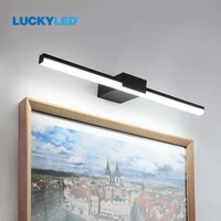 luckyled led wall lamp for bathroom light 8w 10w indoor wall light fixture ac85 265v vanity lights sconce lamp for living room