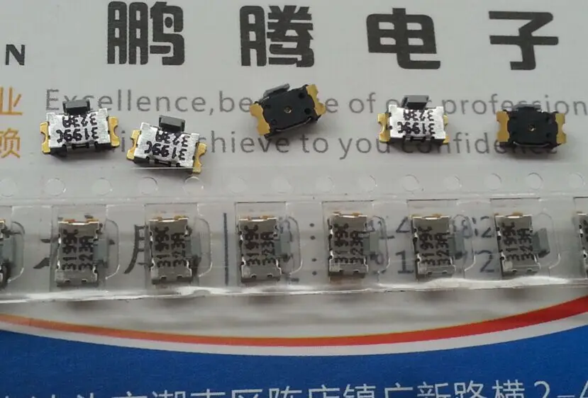 10 шт./лот оригинальная французская C & k KSS323G плоская черепаховая Боковая кнопка