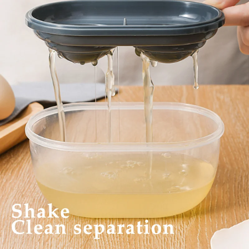 Пластиковый разделитель для яиц 3 цвета белый желток просеивание домашняя кухня