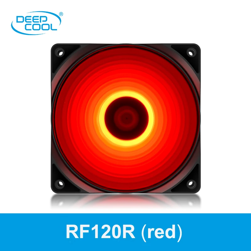 Deepcool RF120 120 мм светодиодный бесшумный вентилятор 3pin 4pin CPU кулер радиатор rgb