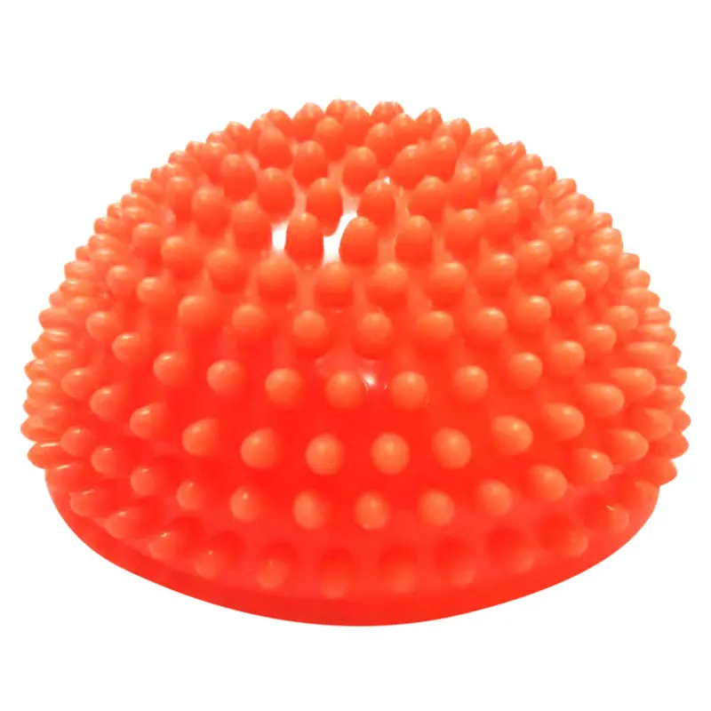 Orange Мяч для йоги 17x8,5 см массажер колючий массажный шарик ПВХ триггер для ног точка снятия стресса Массажер для йоги мячи для упражнений 7 - Цвет: Orange