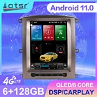 128G Android 11 Tesla стиль для Toyota Land Cruiser LC 100 2002-2007 автомобильный Радио мультимедийный плеер навигация GPS головное устройство No 2din