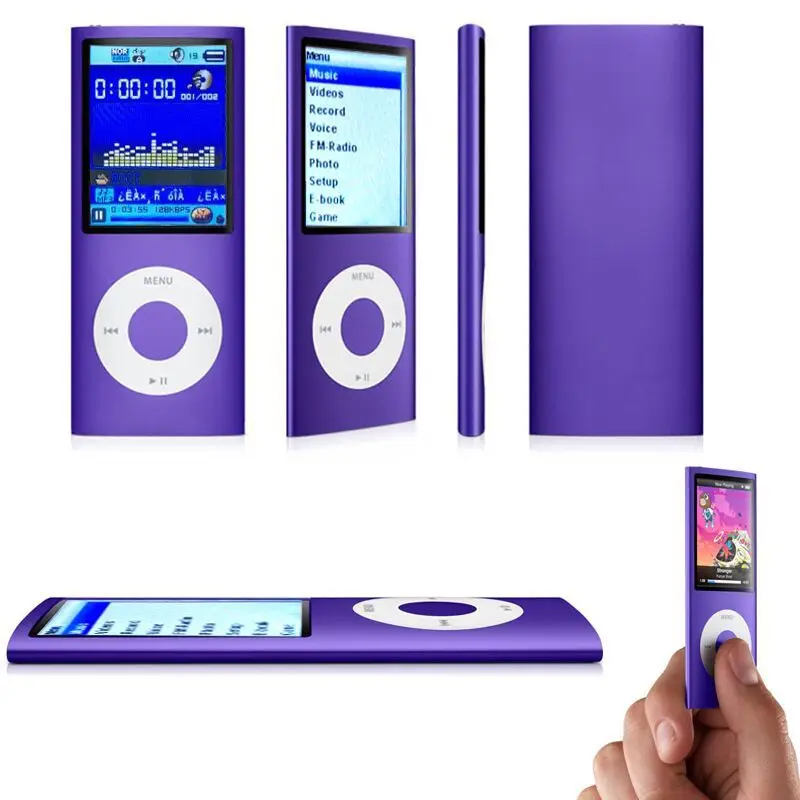 Новый Mp3 музыкальный плеер радио FM рекордер HIFI спортивный зажим USB Aux музыкальная