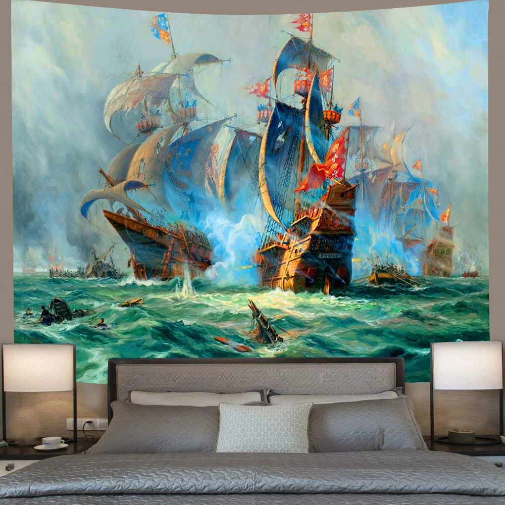 Simsant Superhero Theme Tapestry Cartoon Movie Psychedelic Mural Hanging Tapestries for Living Room Bedroom Dorm Home Decor | Дом и сад