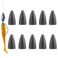 10pcs fishing weight sinkers 3 5g 5g 7g 10g 14g 20g bullet sinker fishing tackle accessories