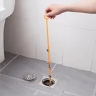 Щетка-Крючок для чистки волос в ванной и кухне