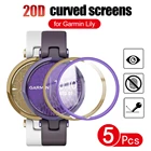 Защитная пленка для экрана для Garmin Lily Women's Fitness Sport Smartwatch 20D с изогнутыми краями, полное покрытие, мягкая защитная пленка (не стекло