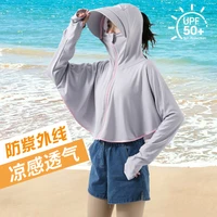 sun protection clothing for women new summer long sleeve riding driving uv protection breathable thin and all matching ice silk