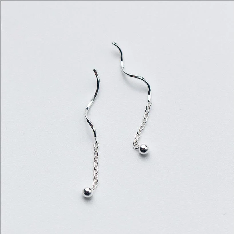 Trustdavis модные горячие 100% Стерлинговое Серебро 925 пробы Серьги гвоздики с