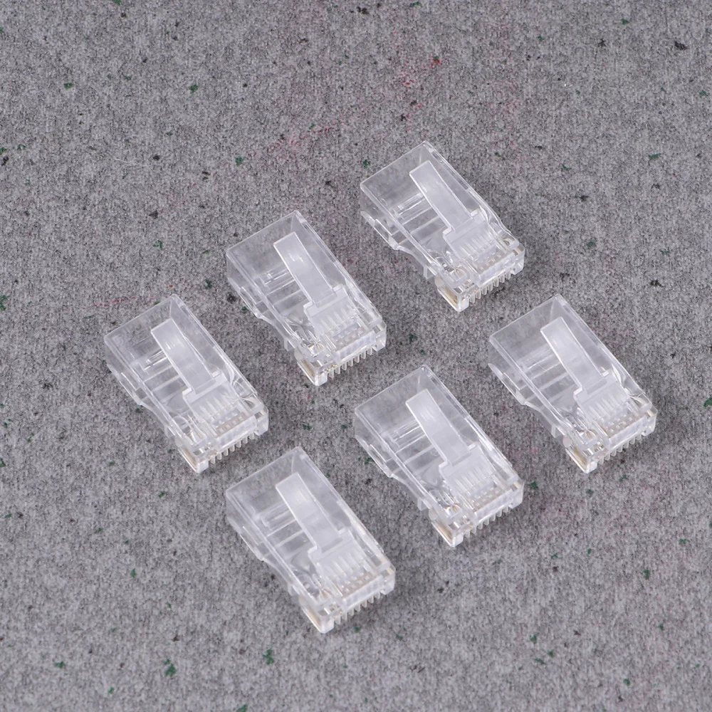 

Разъем сетевой RJ45 8P8C Cat5e 8-контактный, 1000 шт.