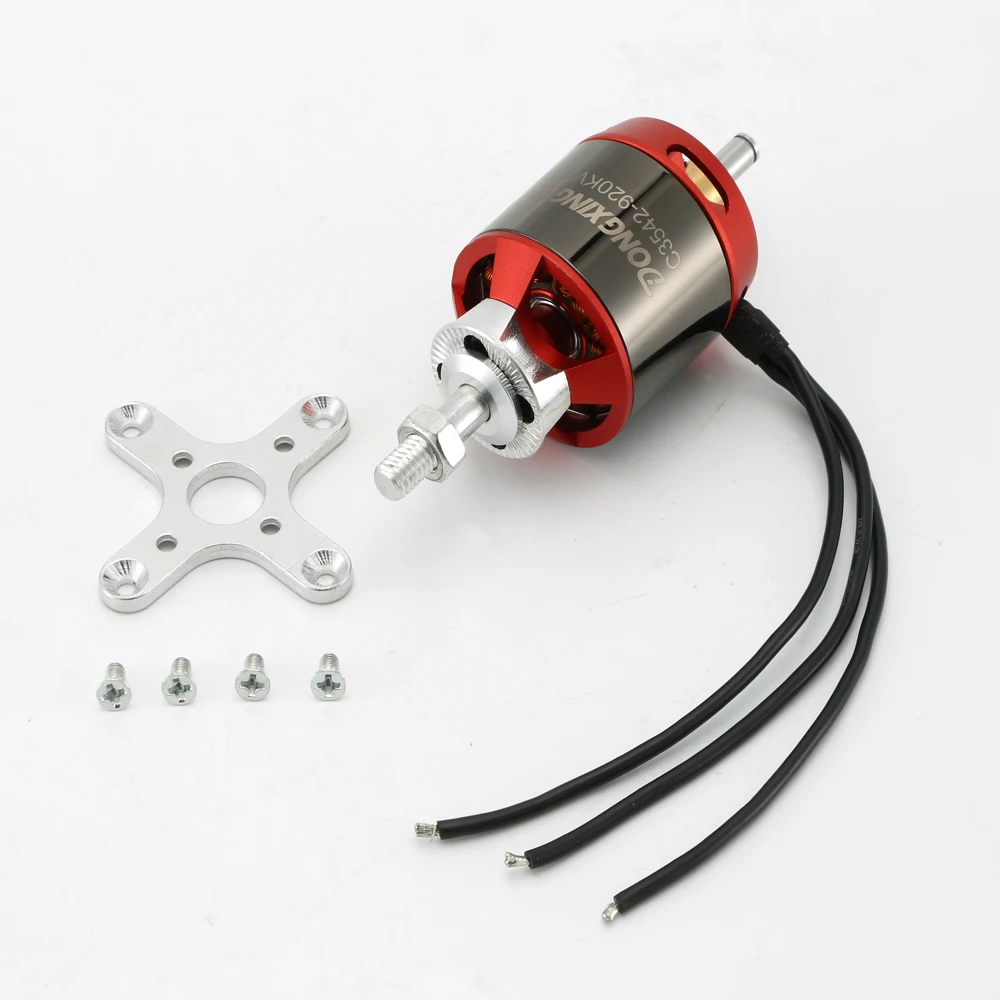 DXW C3542 920KV 2-4S 6 мм бесщеточный двигатель для RC FPV фиксированное крыло Glide Drone самолет Warbirds