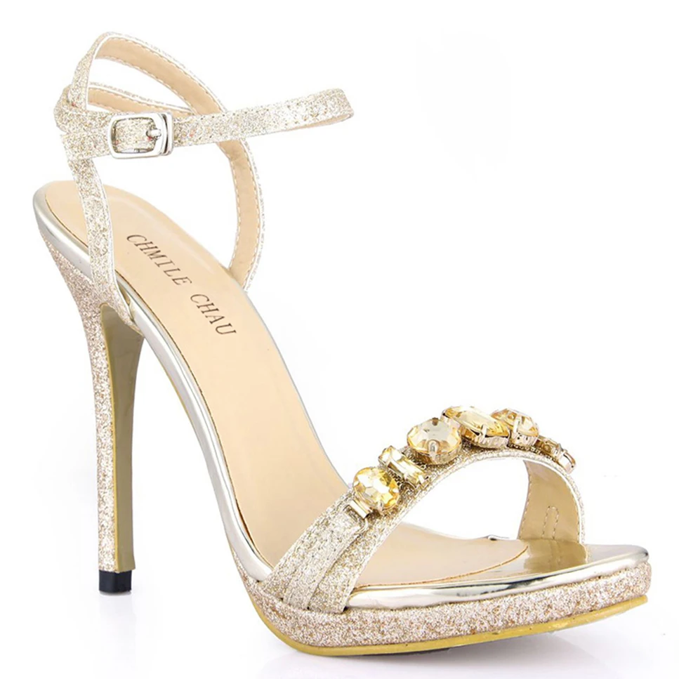 CHMILE чау Блестящие Свадебные Свадебная вечеринка женская обувь каблук стилет