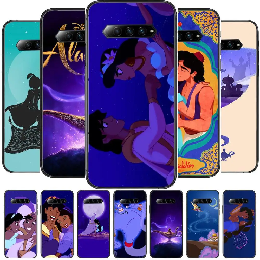 

Aladdin lamp Anime Phone Case For xiaomi Black Shark 2 3 3s 4 Pro Helo Black Cover Silicone Back Prett