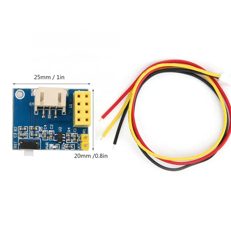 2 шт. светодиодный светильник Управление ESP8266 ESP-01 ESP-01S WS2812 RGB модуль блок