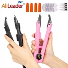Высококачественный утюжок для наращивания волос Alileader, горячее расгревание, коннектор для волос с контролем температуры, инструменты для наращивания волос