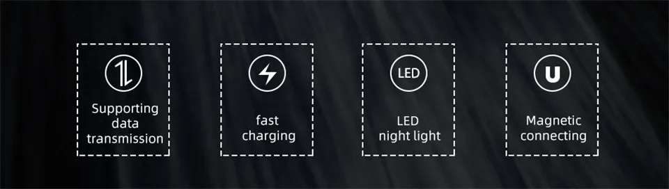 USLION 2 м 3 А магнитный кабель для быстрой зарядки Micro usb type C зарядное устройство для samsung huawei для iPhone Магнит Android телефонный кабель Шнур