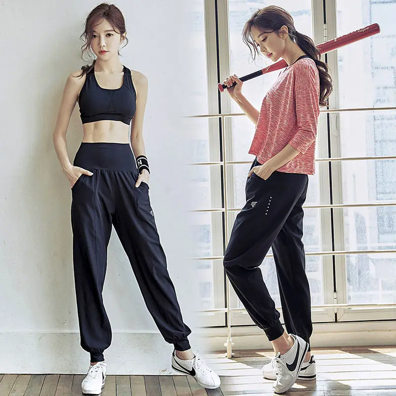 

Clothes Sports Suit, Female Spring and Autumn Loose Slimming Quick-Drying Net Red Casual Beginner Fitness Running Clothes