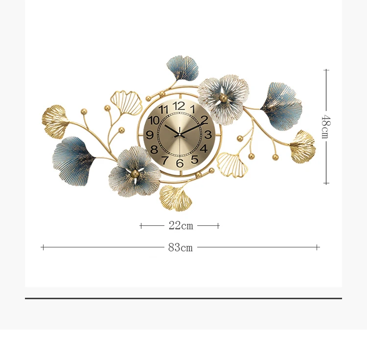 

Настенные часы из золотого железа