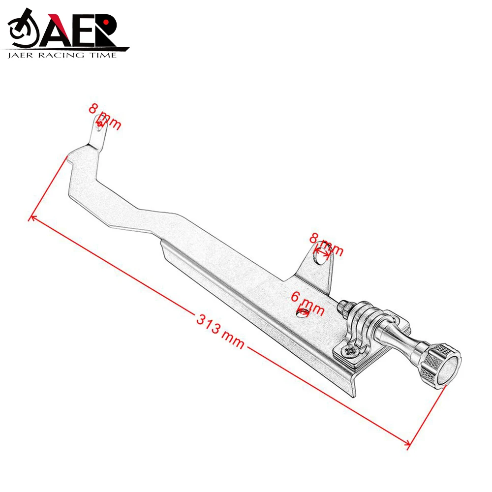 

R1200GS LC ADV Adventure 2014-2018 Long Front Left Go pro Camera Bracket Holder Cam Gopro For BMW R1200GS LC 2013-2018