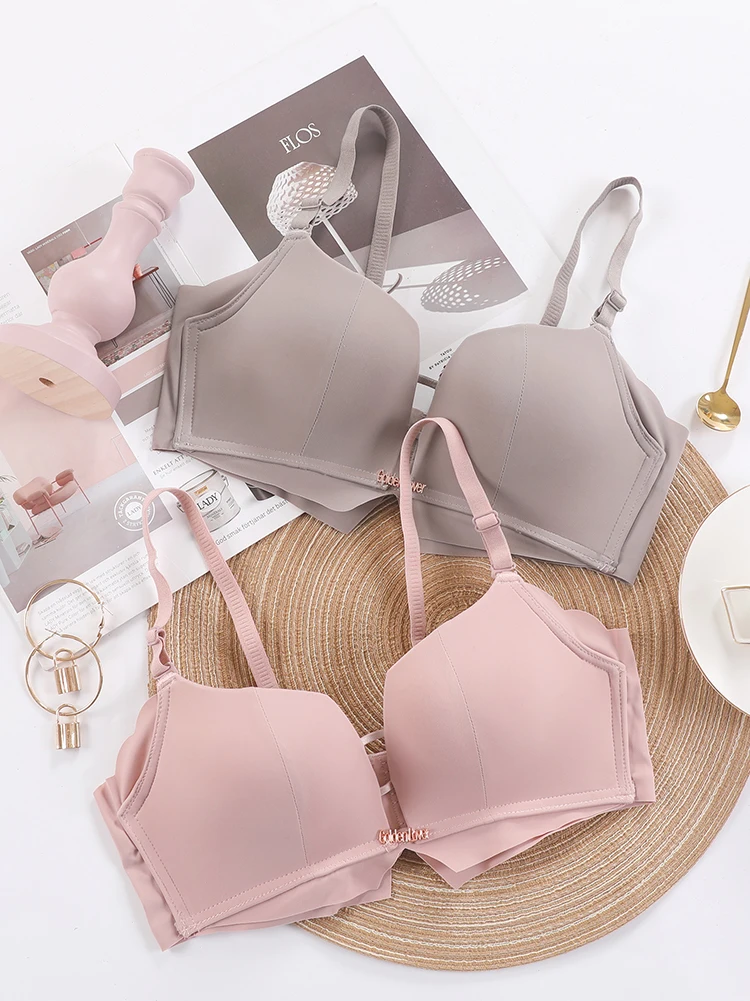 Новая пара молочного без стального кольца женское нижнее белье собранное для