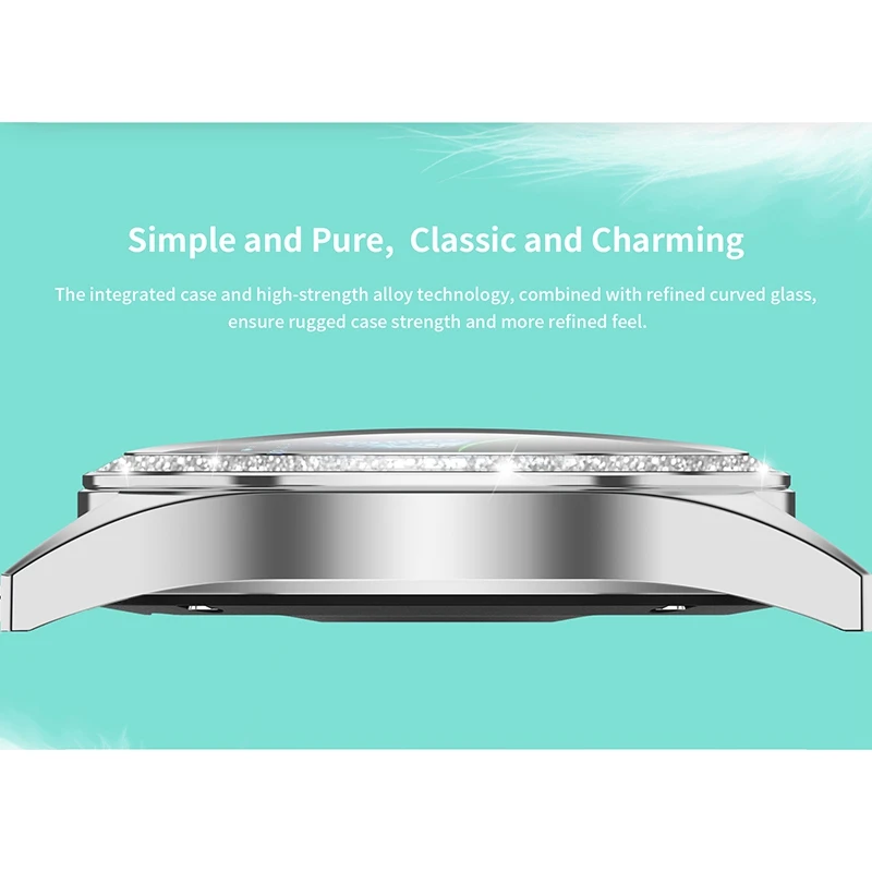 

KW20 Smart Watch Ladies Heart Rate Monitor IP68 Waterproof Fitness Tracker Ladies Physiological Period Monitoring Silver