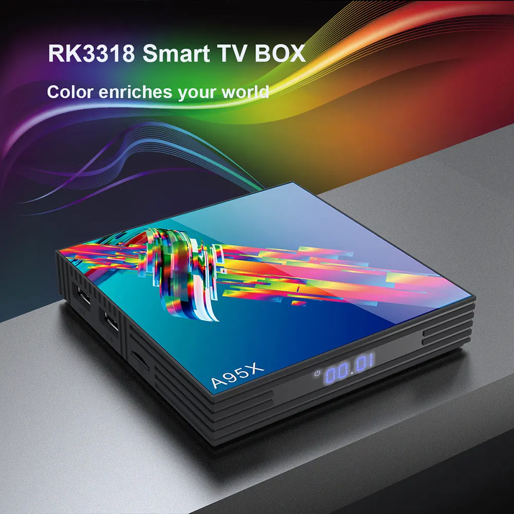 Android 9 0 Smart TV Box A95X R3 с двумя камерами процессор Rockchip 4 Гб Оперативная память 64
